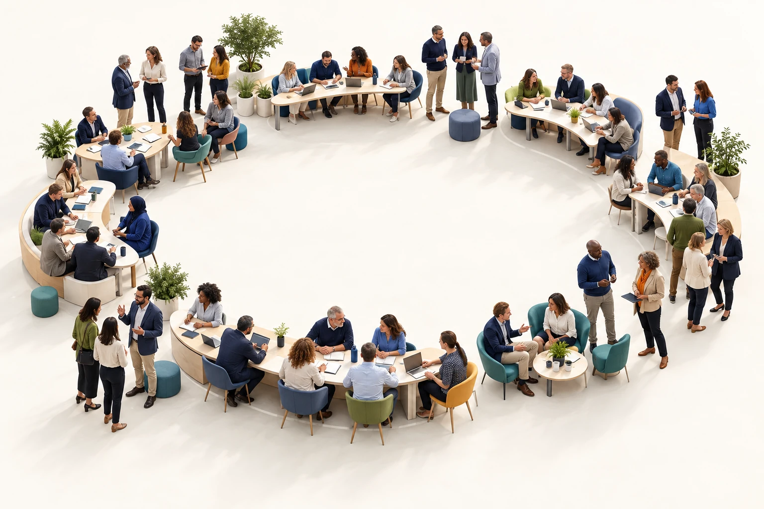 Arena professionals learning and exchanging ideas together